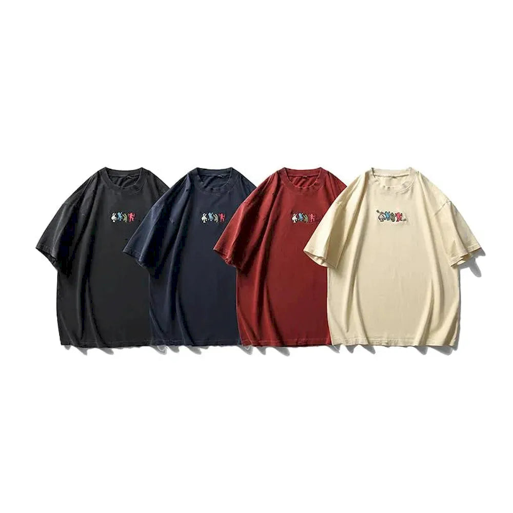 BLACKARMADA Unisex Oversized T-Shirt - Minimalist, 100% Cotton Casual Wear
