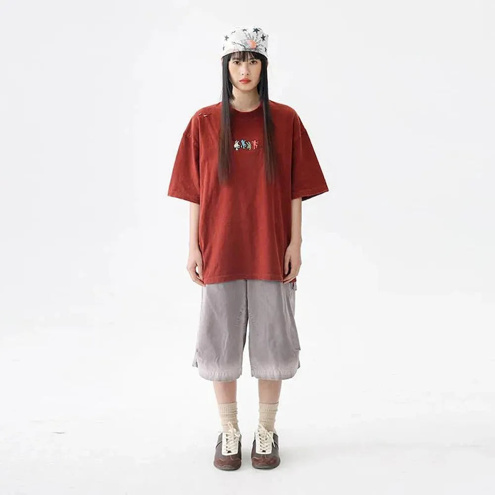 BLACKARMADA Unisex Oversized T-Shirt - Minimalist, 100% Cotton Casual Wear