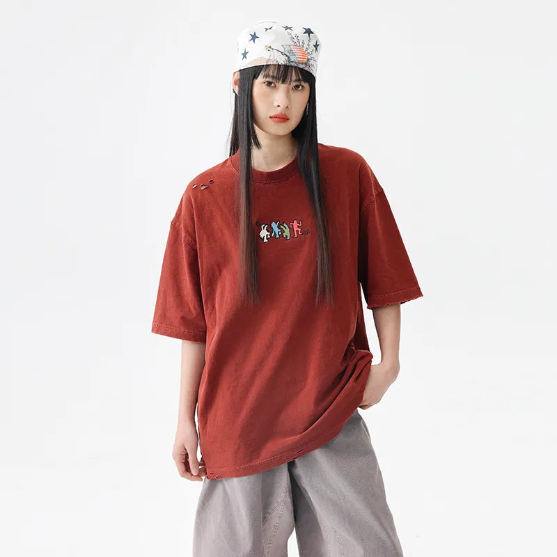 BLACKARMADA Unisex Oversized T-Shirt - Minimalist, 100% Cotton Casual Wear