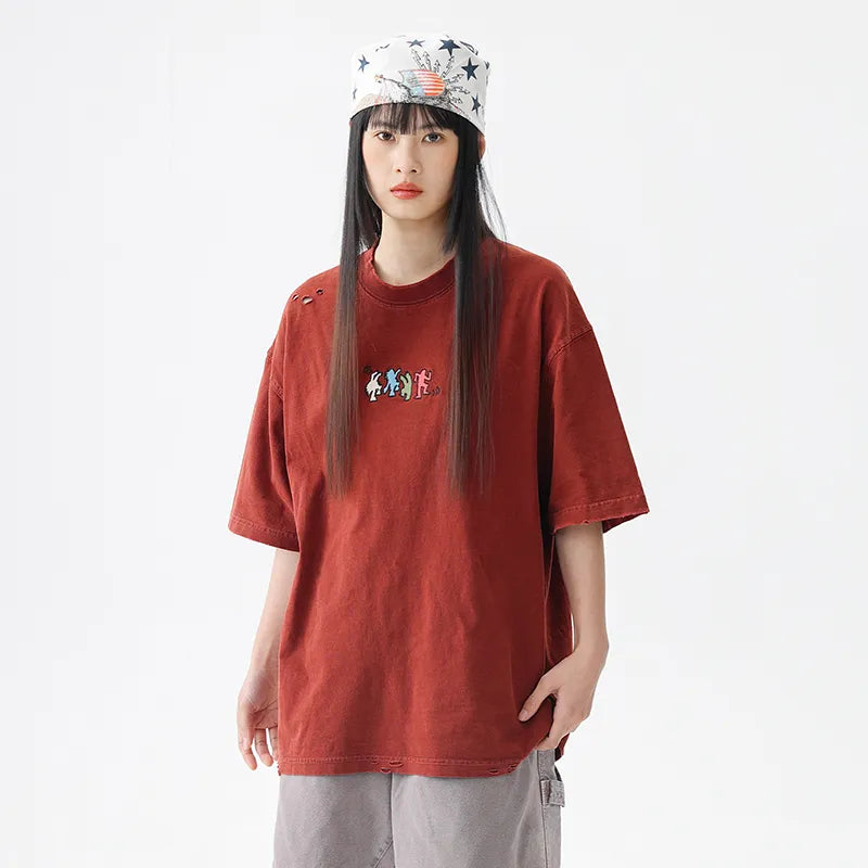 BLACKARMADA Unisex Oversized T-Shirt - Minimalist, 100% Cotton Casual Wear