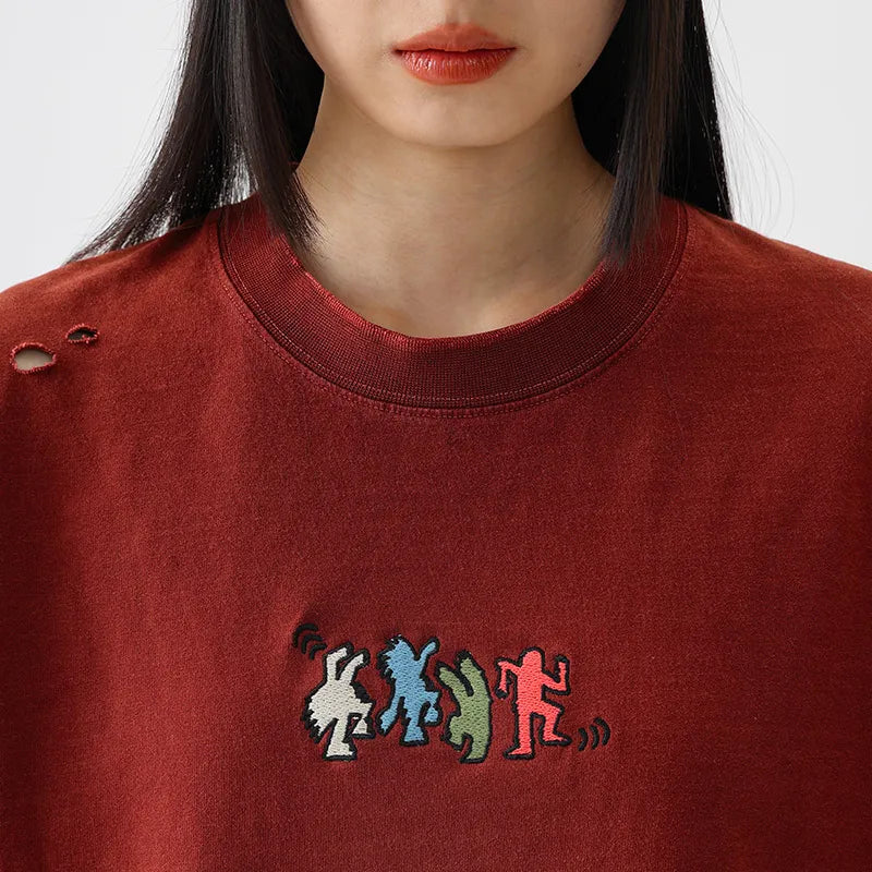 BLACKARMADA Unisex Oversized T-Shirt - Minimalist, 100% Cotton Casual Wear