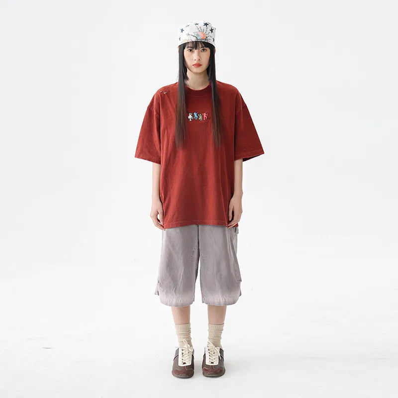 BLACKARMADA Unisex Oversized T-Shirt - Minimalist, 100% Cotton Casual Wear