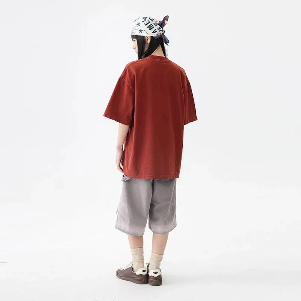 BLACKARMADA Unisex Oversized T-Shirt - Minimalist, 100% Cotton Casual Wear