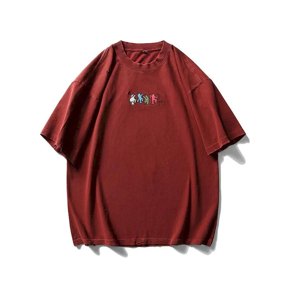 BLACKARMADA Unisex Oversized T-Shirt - Minimalist, 100% Cotton Casual Wear
