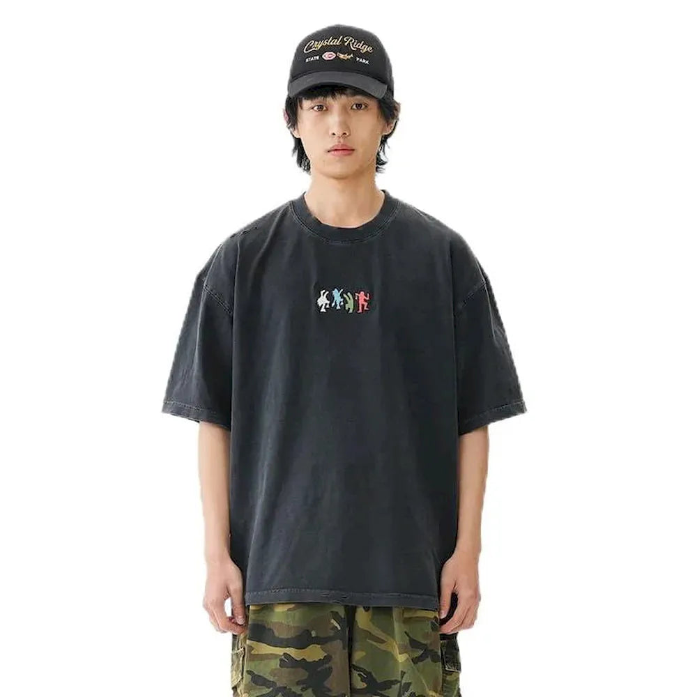 BLACKARMADA Unisex Oversized T-Shirt - Minimalist, 100% Cotton Casual Wear