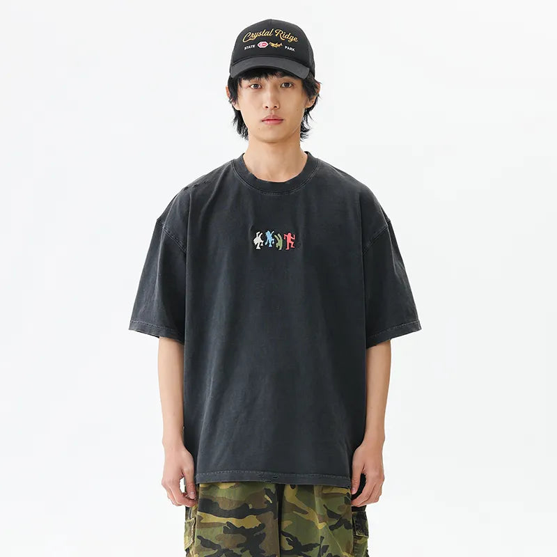 BLACKARMADA Unisex Oversized T-Shirt - Minimalist, 100% Cotton Casual Wear