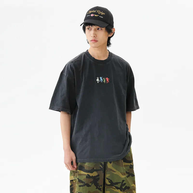 BLACKARMADA Unisex Oversized T-Shirt - Minimalist, 100% Cotton Casual Wear