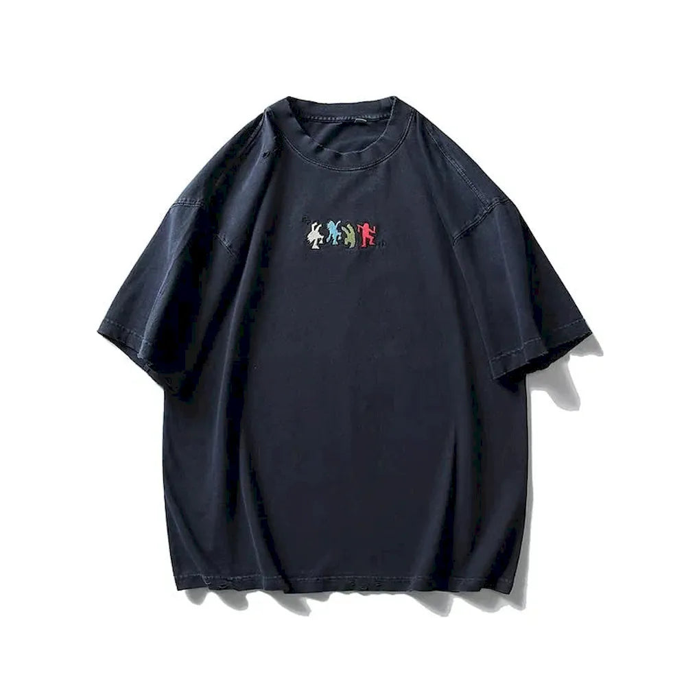 BLACKARMADA Unisex Oversized T-Shirt - Minimalist, 100% Cotton Casual Wear