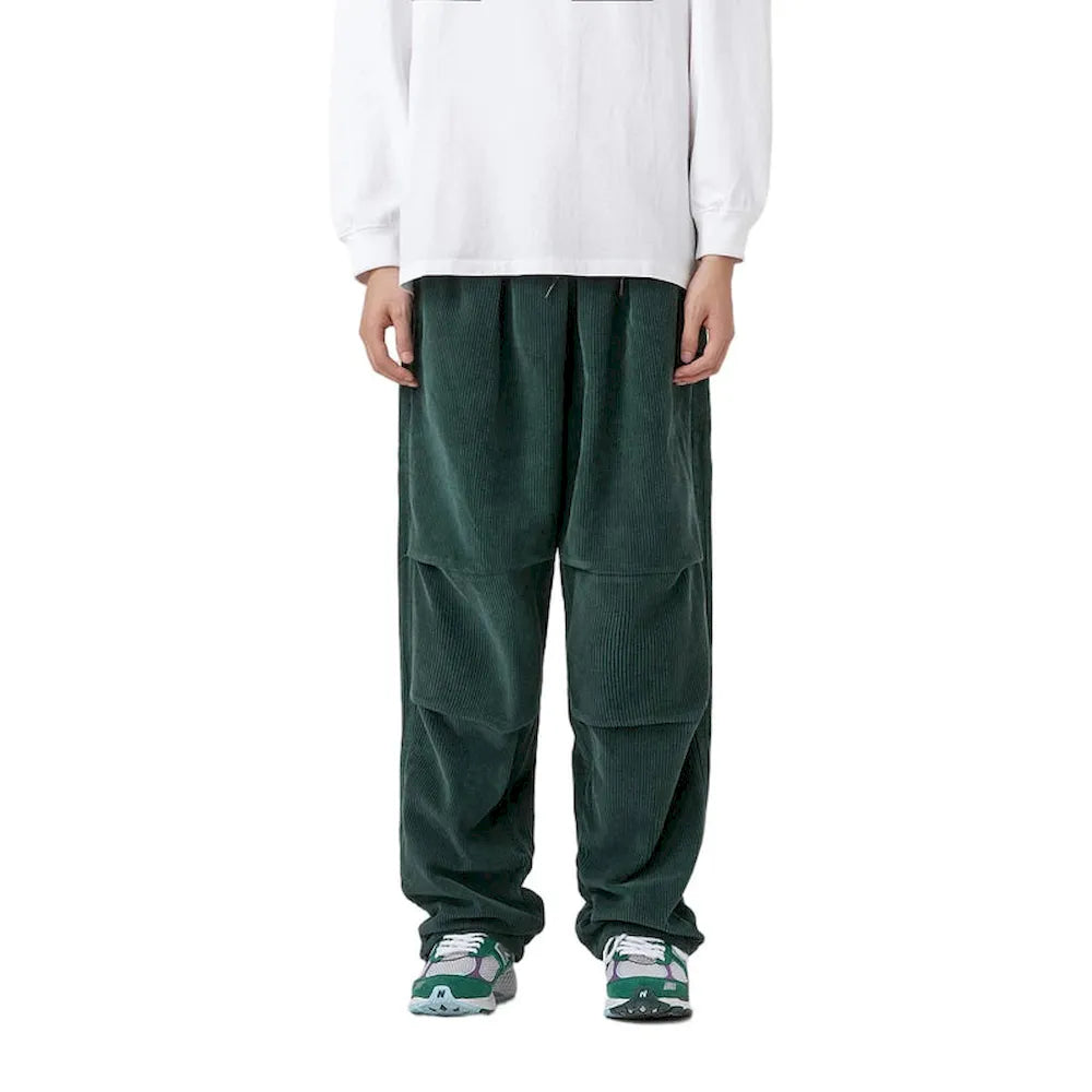 BLACKARMADA Unisex Oversized Corduroy Pants | Adjustable Waist & Cuffs, Retro Style