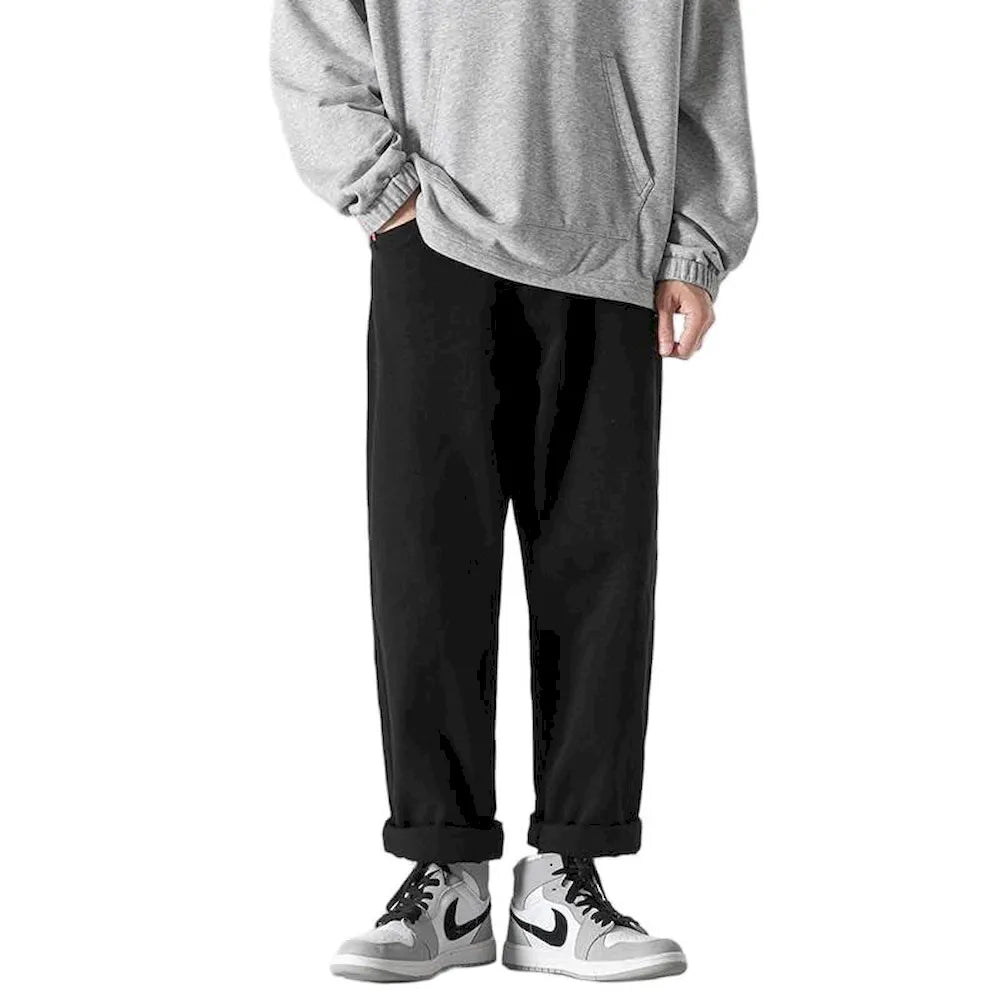 BLACKARMADA Men & Women Vintage Washed Cotton Work Pants – Slim Fit, Unisex