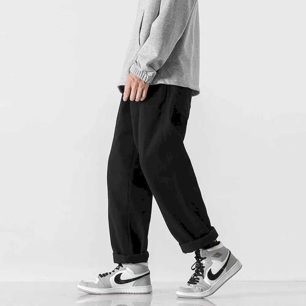 BLACKARMADA Men & Women Vintage Washed Cotton Work Pants – Slim Fit, Unisex