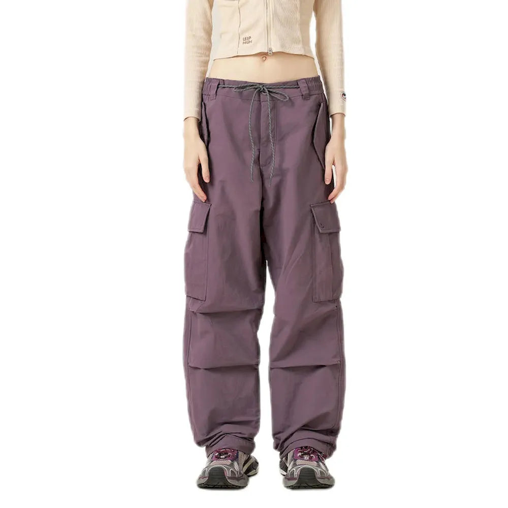 BLACKARMADA Unisex Baggy Parachute Cargo Pants – Lightweight, Wide Leg Work & Hiking