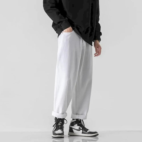 BLACKARMADA Men & Women Vintage Washed Cotton Work Pants – Slim Fit, Unisex