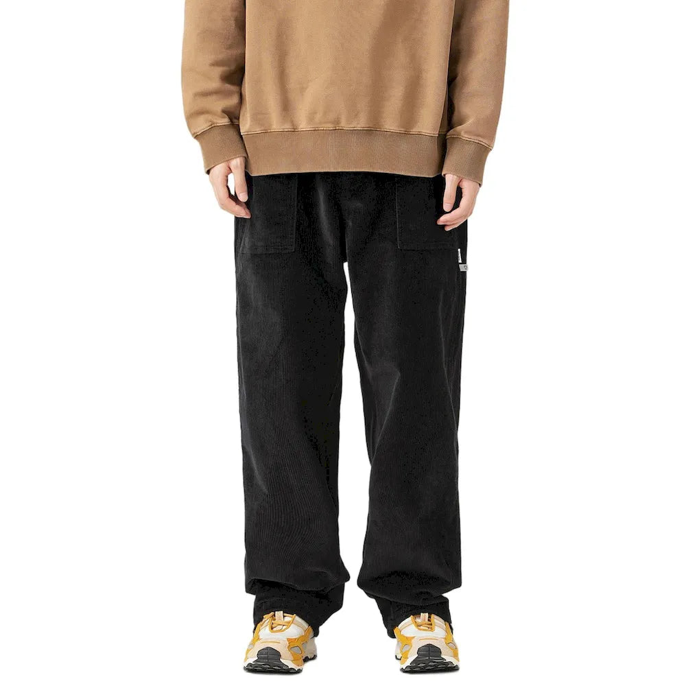 BLACKARMADA Men's Corduroy Work Pants | Retro Washed Relaxed Fit Cotton Spandex