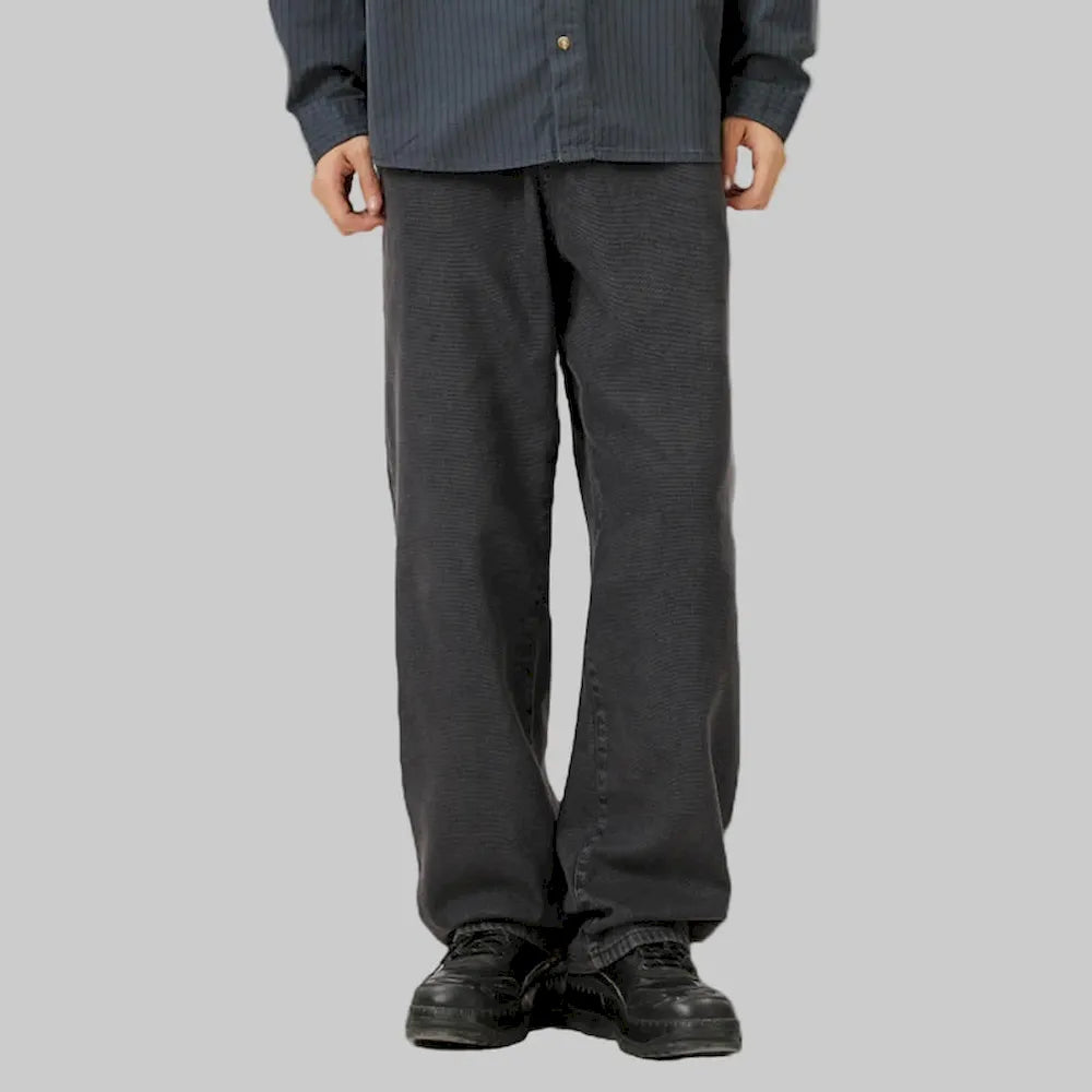 BLACKARMADA Unisex Vintage Washed Heavy Cotton Carpenter Cargo Pants ¨C Baggy Straight-Leg Workwear