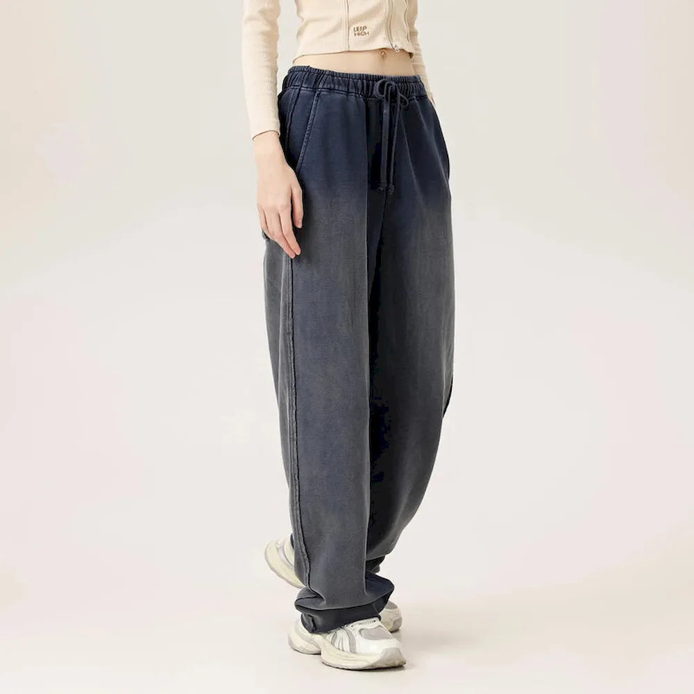 BLACKARMADA Vintage Baggy Sweatpants | 100% Cotton Washed Drawstring Work Pants