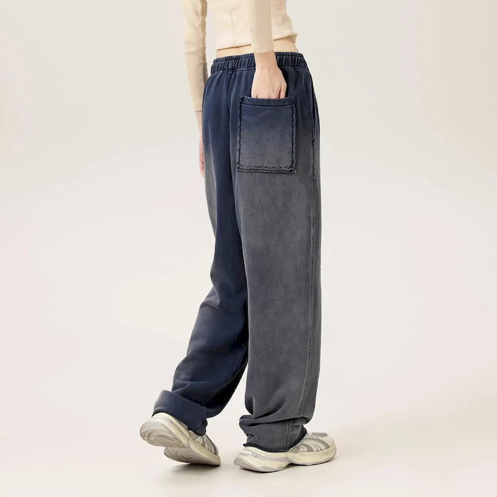 BLACKARMADA Vintage Baggy Sweatpants | 100% Cotton Washed Drawstring Work Pants