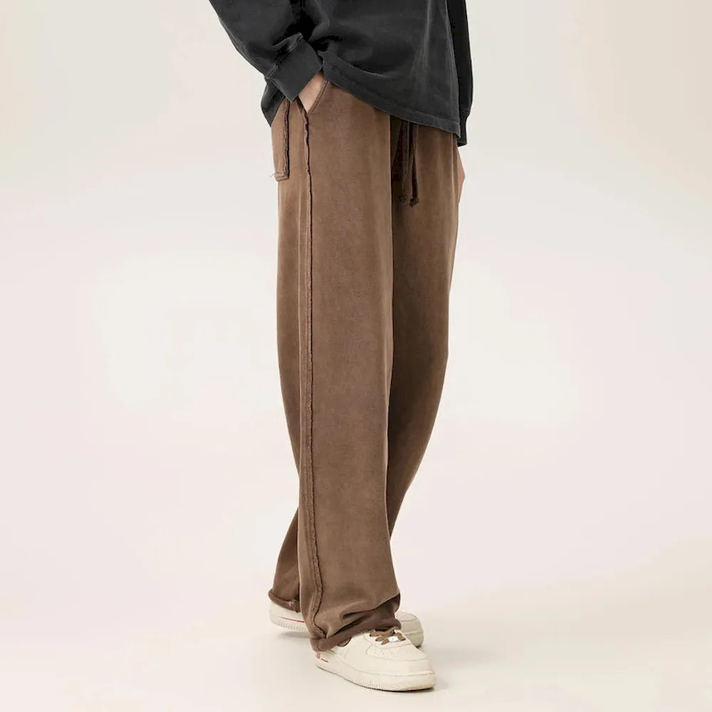 BLACKARMADA Vintage Baggy Sweatpants | 100% Cotton Washed Drawstring Work Pants