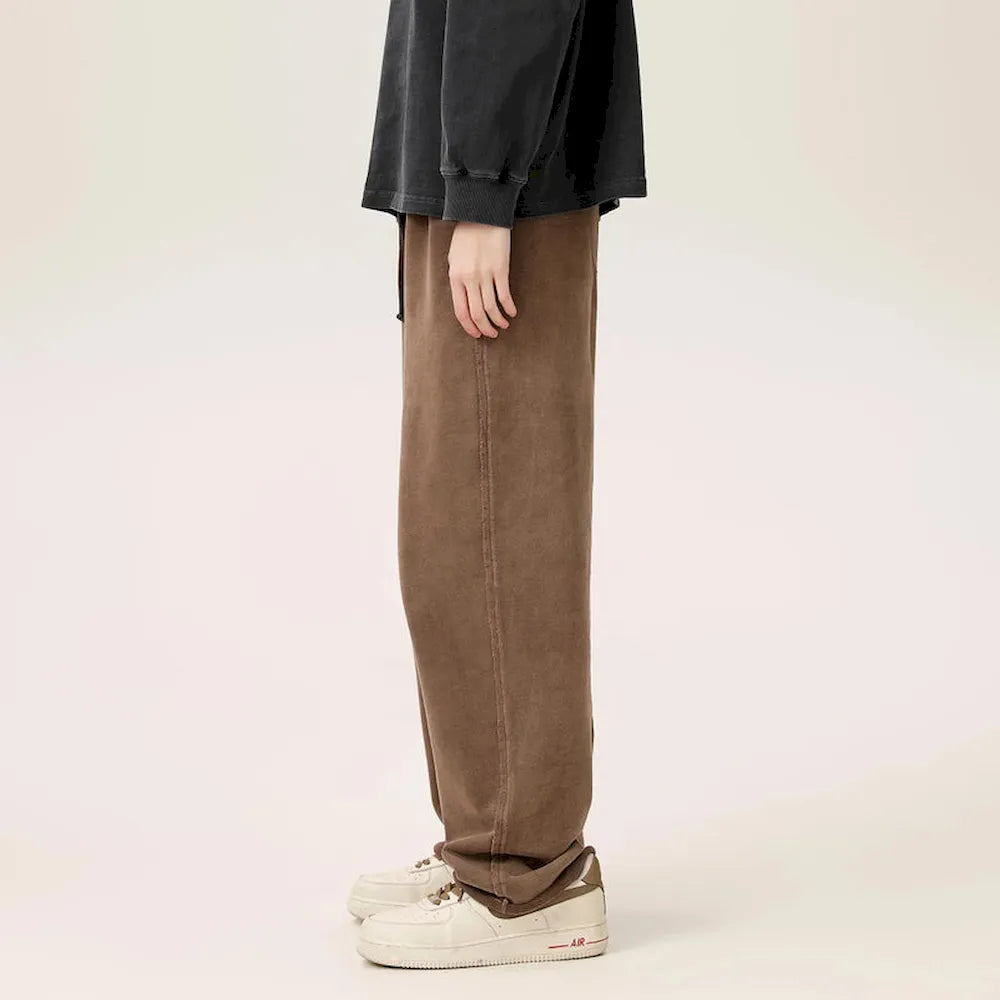 BLACKARMADA Vintage Baggy Sweatpants | 100% Cotton Washed Drawstring Work Pants