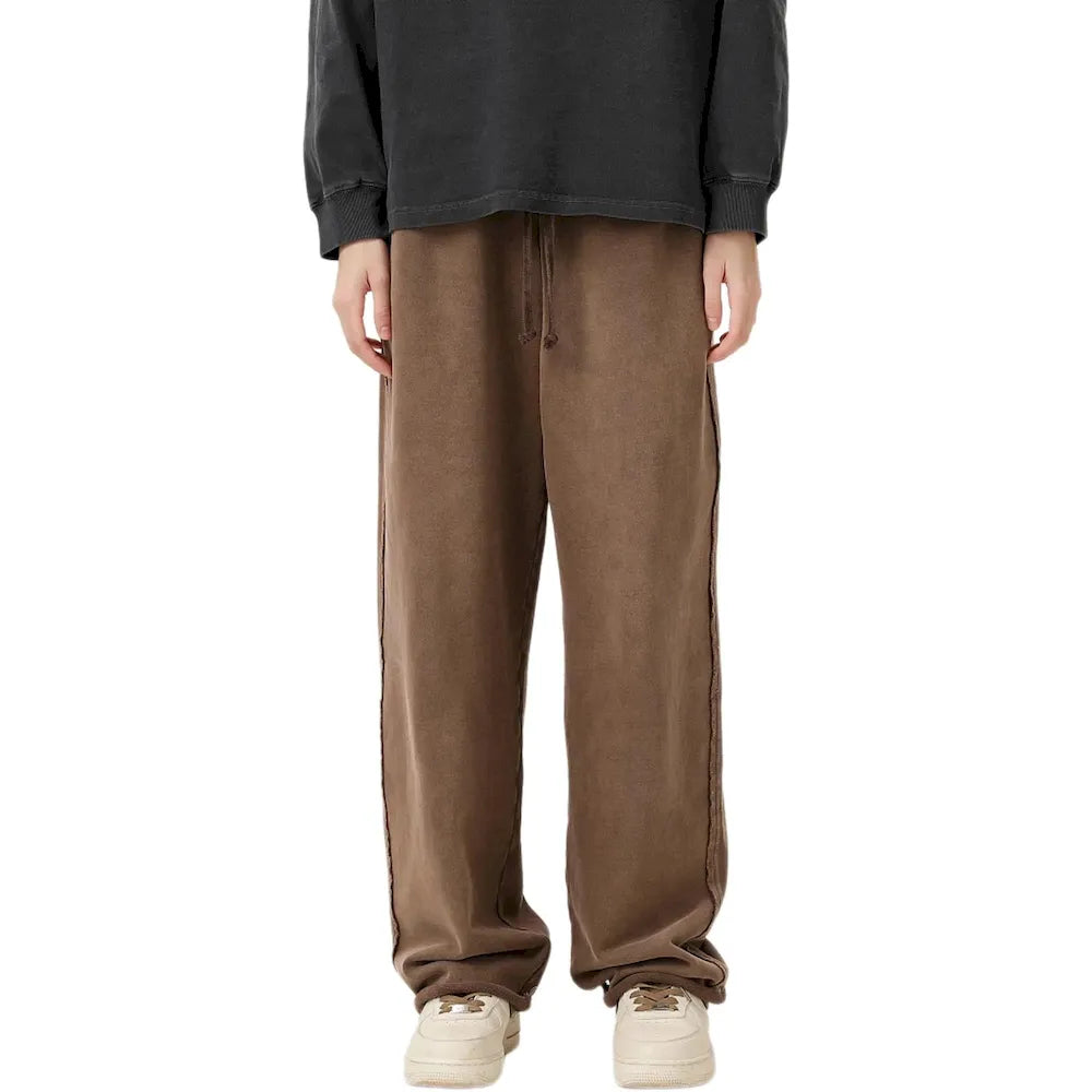 BLACKARMADA Vintage Baggy Sweatpants | 100% Cotton Washed Drawstring Work Pants
