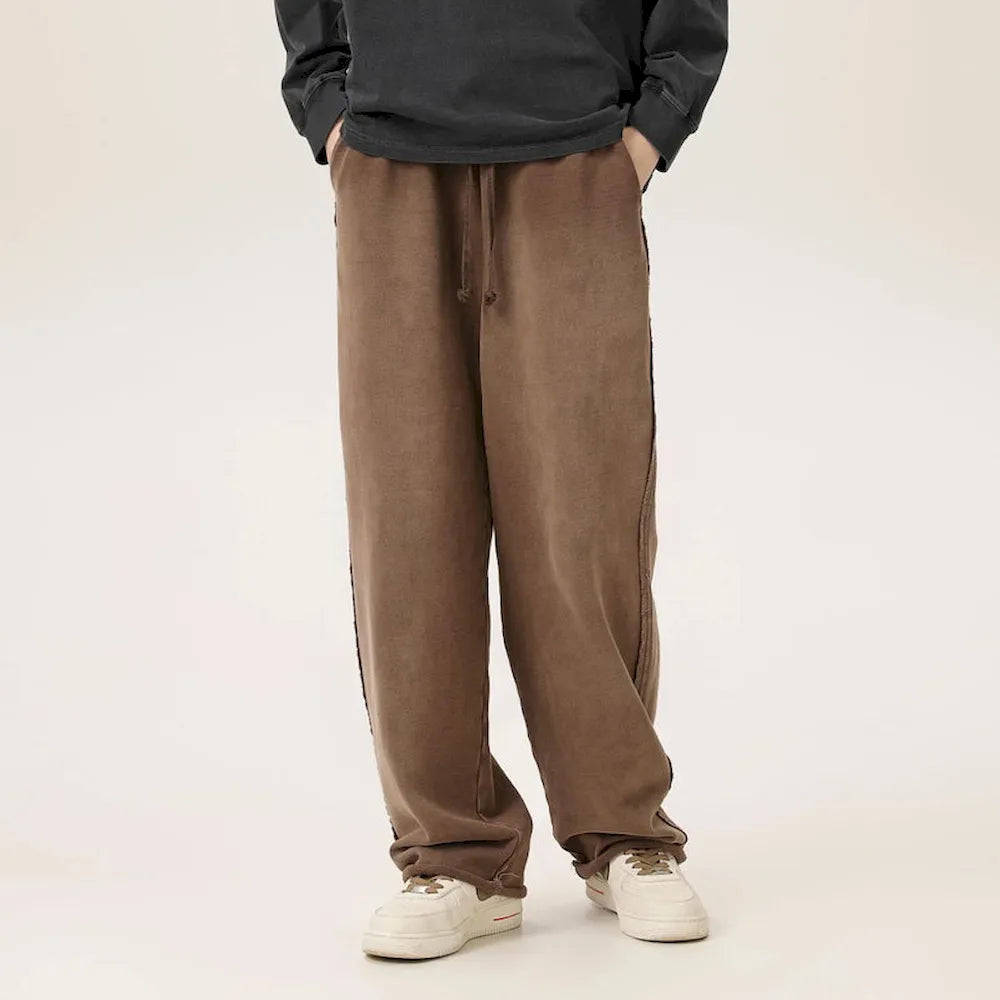 BLACKARMADA Vintage Baggy Sweatpants | 100% Cotton Washed Drawstring Work Pants