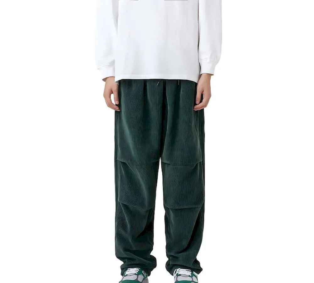 BLACKARMADA Unisex Oversized Corduroy Pants | Adjustable Waist & Cuffs, Retro Style