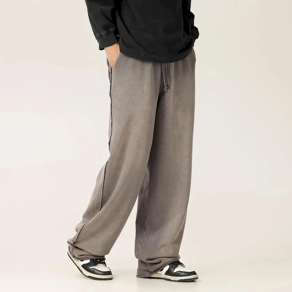 BLACKARMADA Vintage Baggy Sweatpants | 100% Cotton Washed Drawstring Work Pants
