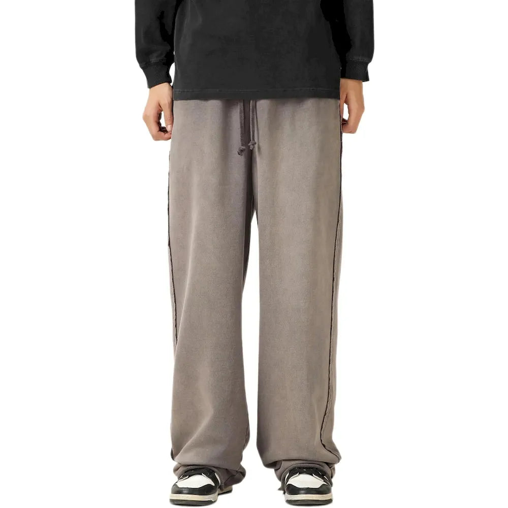 BLACKARMADA Vintage Baggy Sweatpants | 100% Cotton Washed Drawstring Work Pants