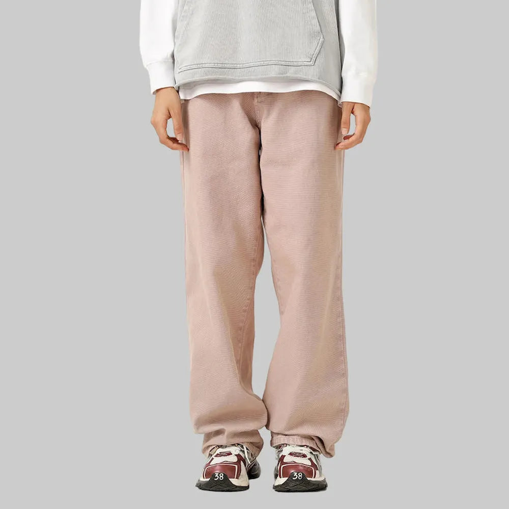 BLACKARMADA Unisex Vintage Washed Heavy Cotton Carpenter Cargo Pants ¨C Baggy Straight-Leg Workwear