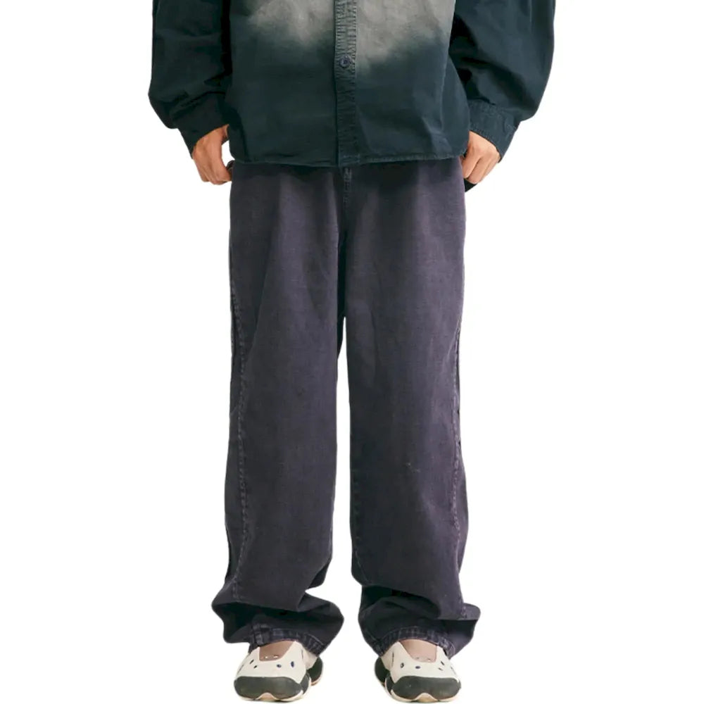 BLACKARMADA Unisex Wide Leg Cargo Pants | 100% Cotton Baggy Work Trousers for Men & Women