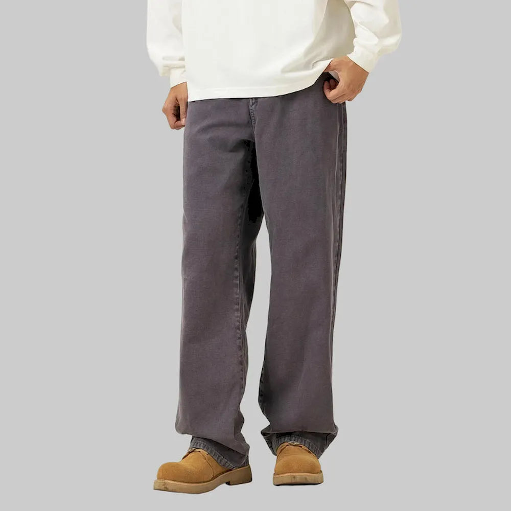 BLACKARMADA Unisex Vintage Washed Heavy Cotton Carpenter Cargo Pants ¨C Baggy Straight-Leg Workwear