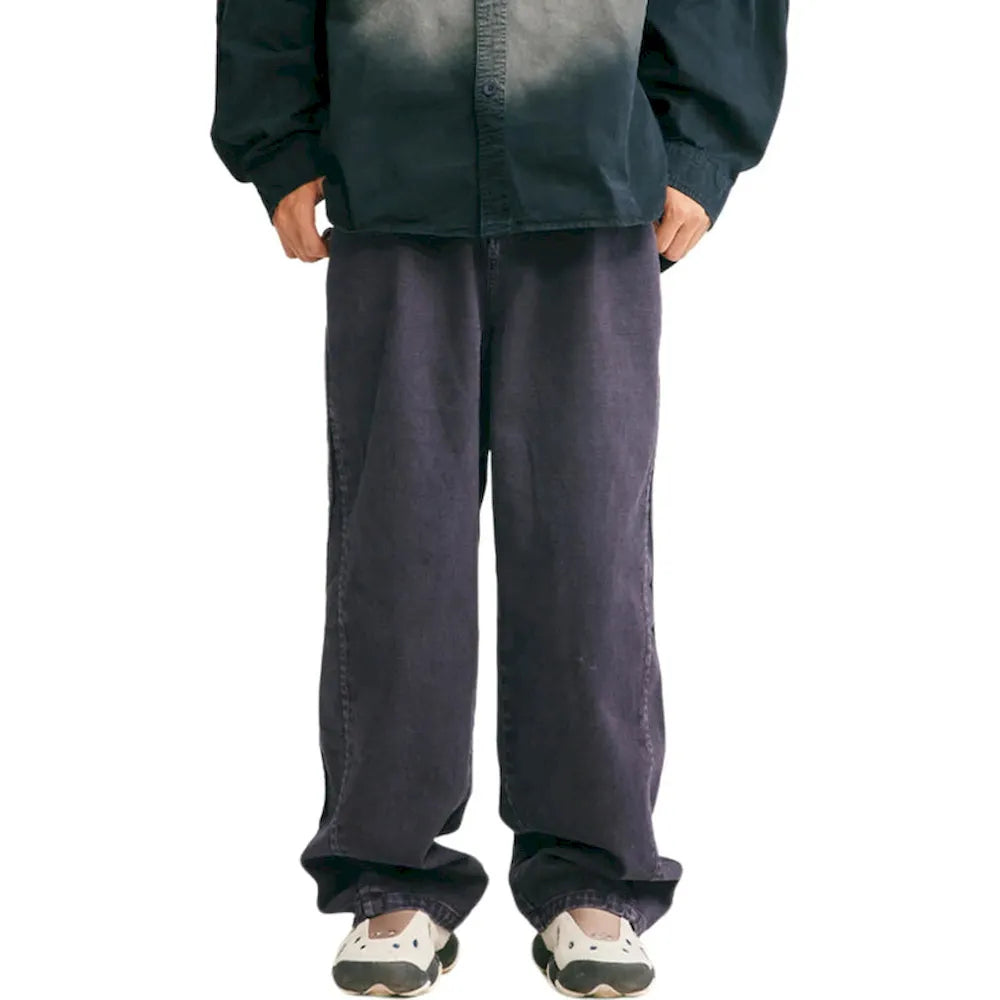 BLACKARMADA Unisex Wide Leg Cargo Pants | 100% Cotton Baggy Work Trousers for Men & Women