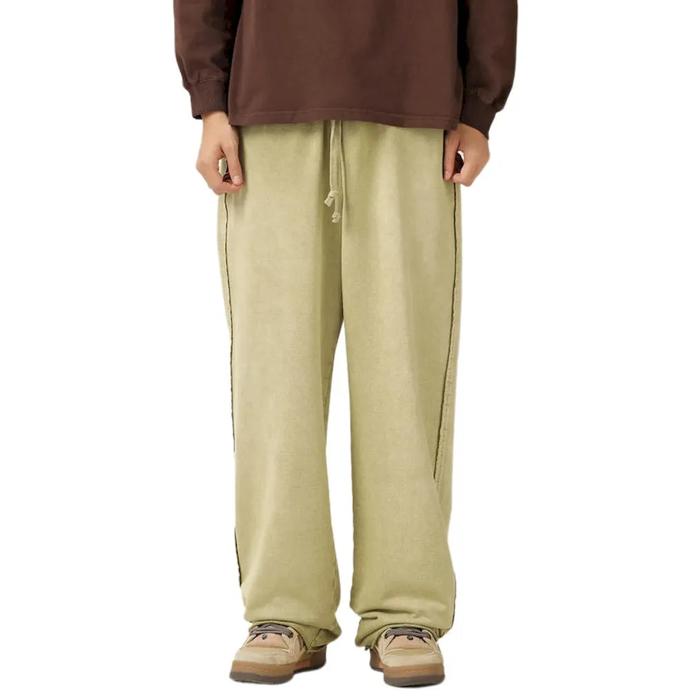 BLACKARMADA Vintage Baggy Sweatpants | 100% Cotton Washed Drawstring Work Pants