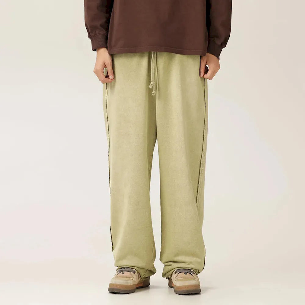 BLACKARMADA Vintage Baggy Sweatpants | 100% Cotton Washed Drawstring Work Pants