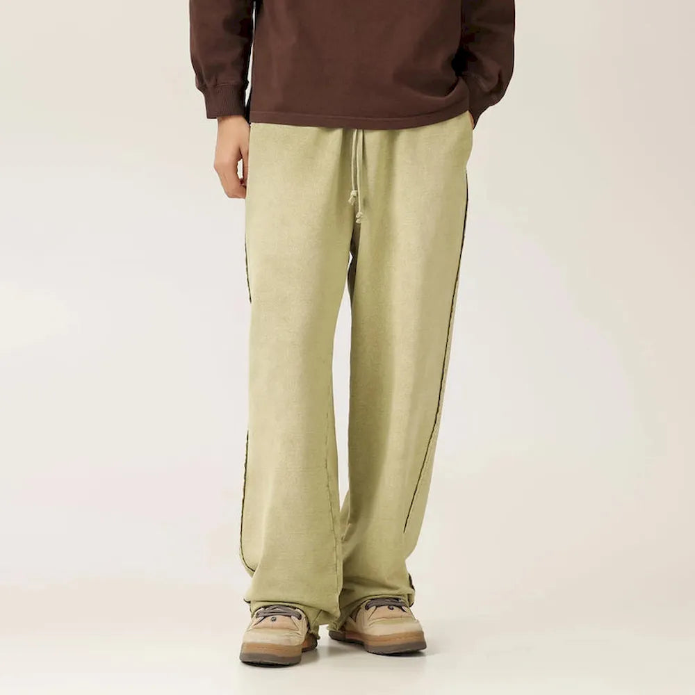 BLACKARMADA Vintage Baggy Sweatpants | 100% Cotton Washed Drawstring Work Pants