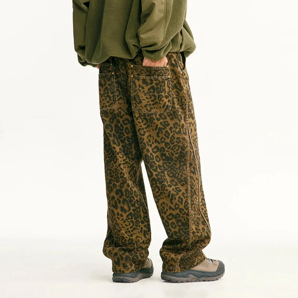 BLACKARMADA Unisex Wide Leg Cargo Pants | 100% Cotton Baggy Work Trousers for Men & Women
