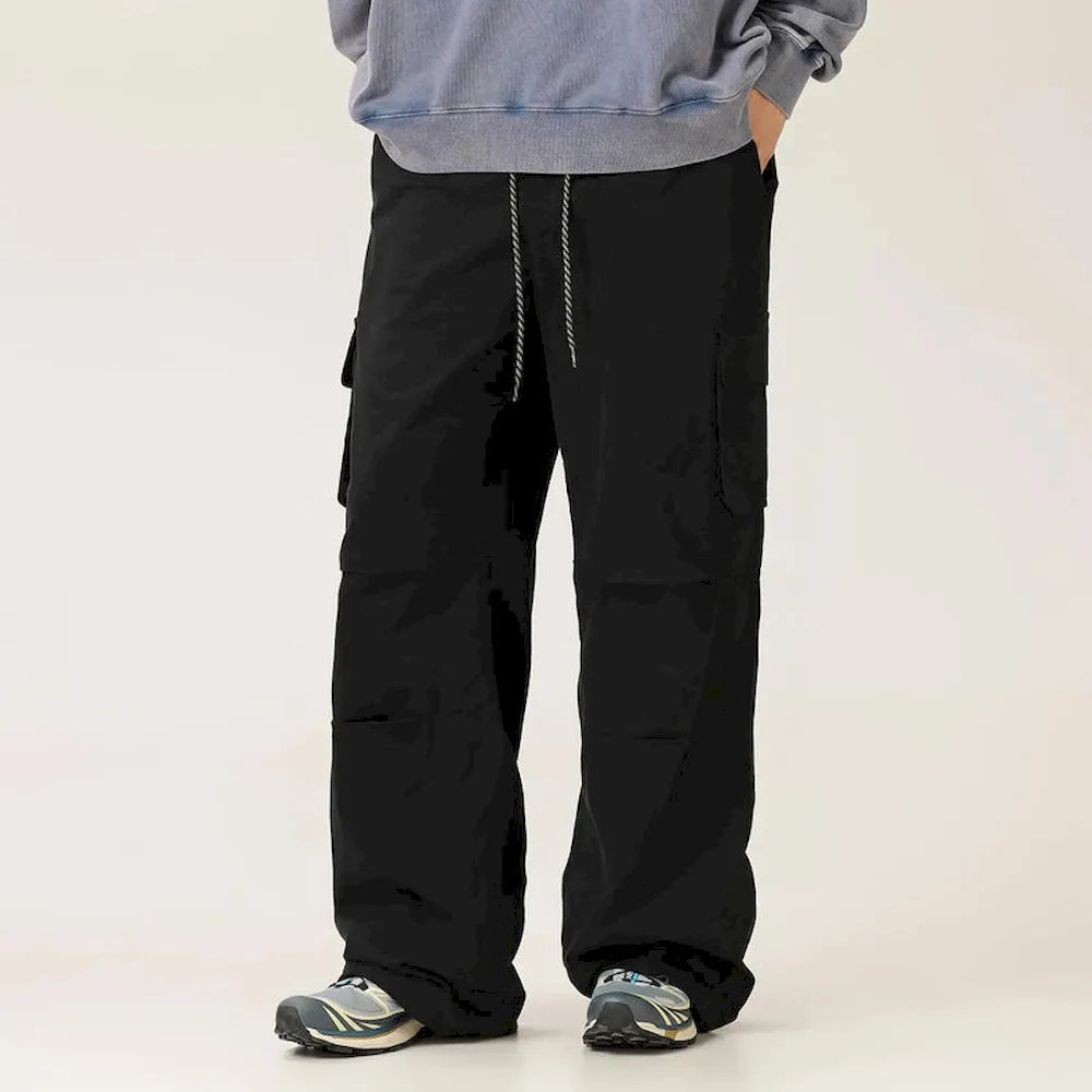 BLACKARMADA Unisex Baggy Cargo Pants | Stretch Twill Tactical Streetwear