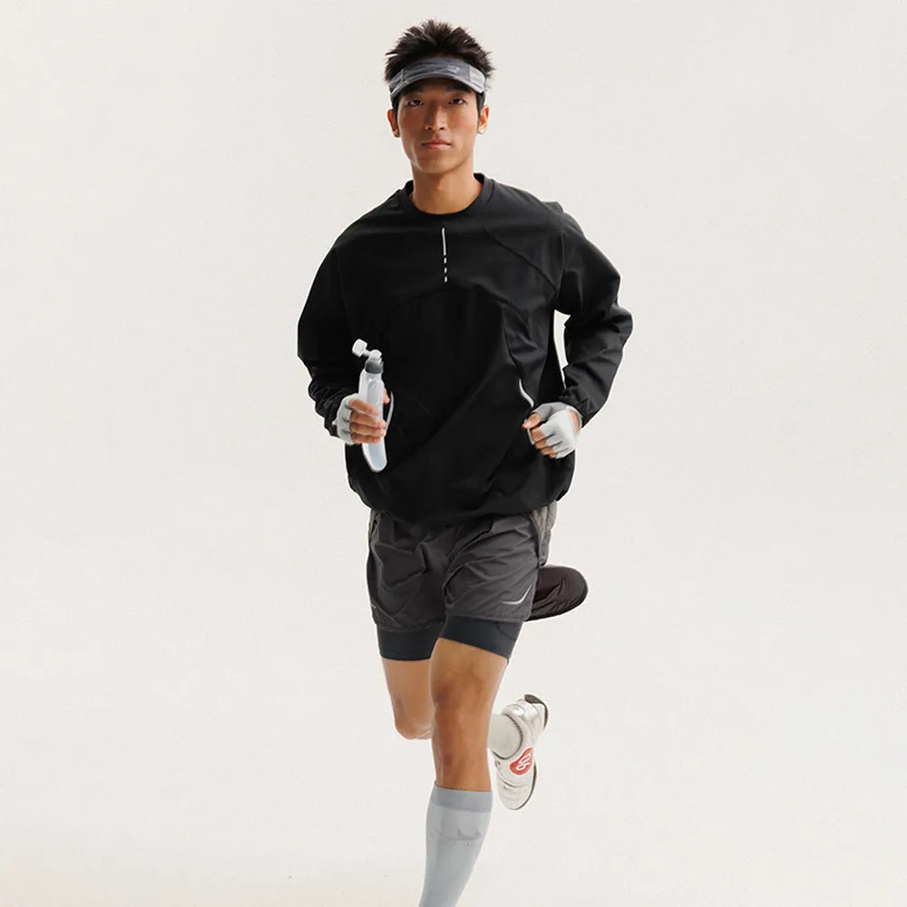 BLACKARMADA Unisex Quick Dry Long Sleeve Workout Shirt for Running, Cycling, Yoga