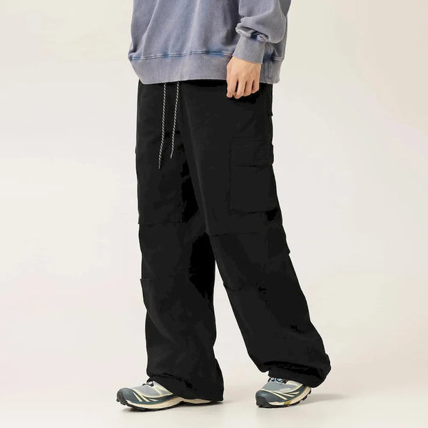 BLACKARMADA Unisex Baggy Cargo Pants | Stretch Twill Tactical Streetwear