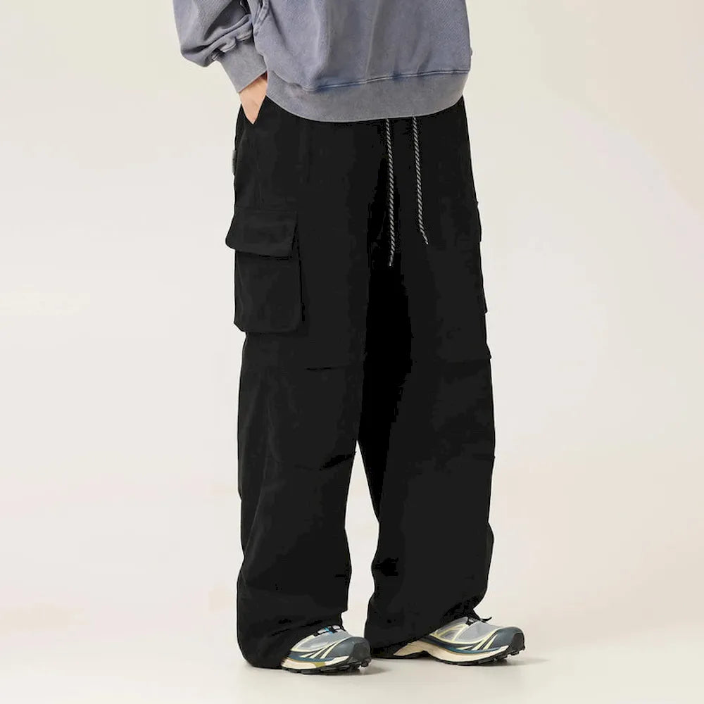 BLACKARMADA Unisex Baggy Cargo Pants | Stretch Twill Tactical Streetwear