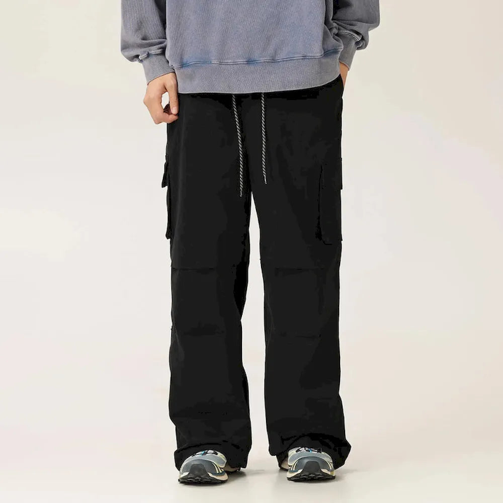 BLACKARMADA Unisex Baggy Cargo Pants | Stretch Twill Tactical Streetwear