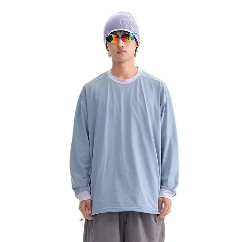 BLACKARMADA Unisex Quick-Dry UV-Protection T-Shirt ¨C Adjustable Hem for Sports & Outdoor Activities