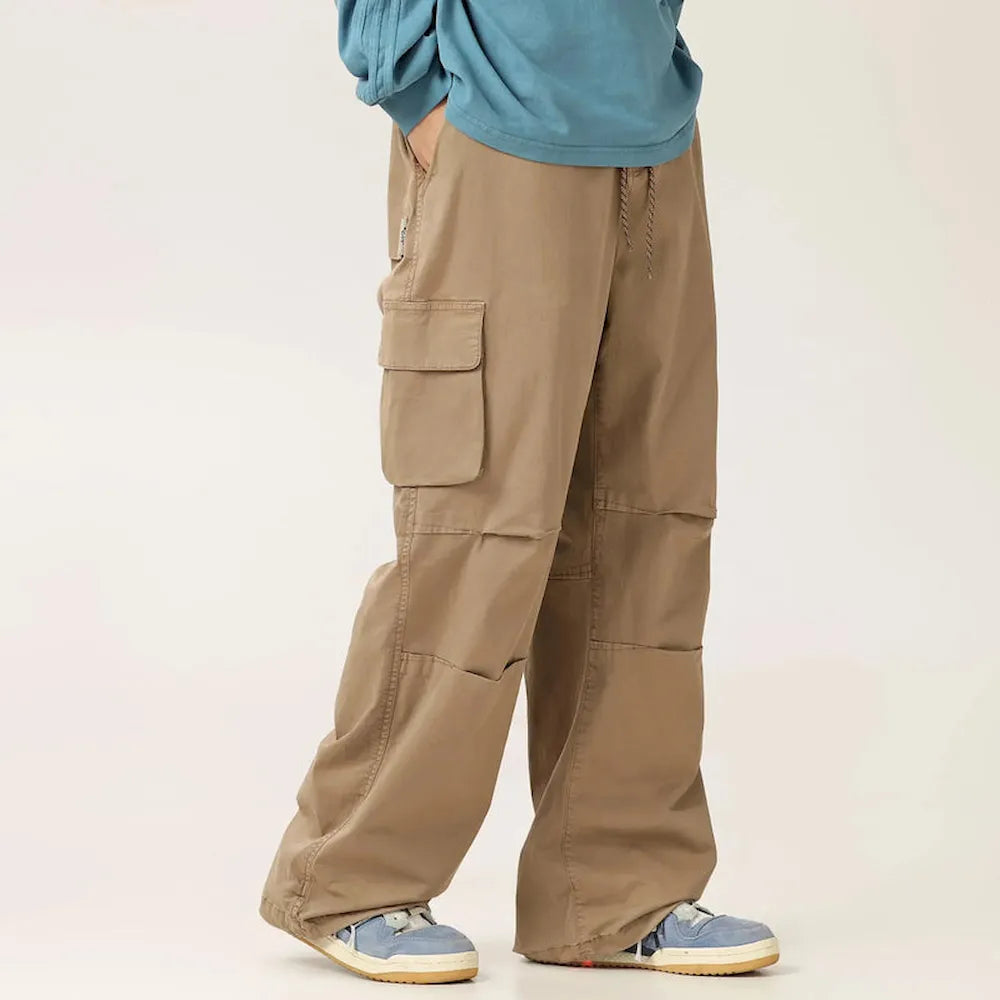 BLACKARMADA Unisex Baggy Cargo Pants | Stretch Twill Tactical Streetwear