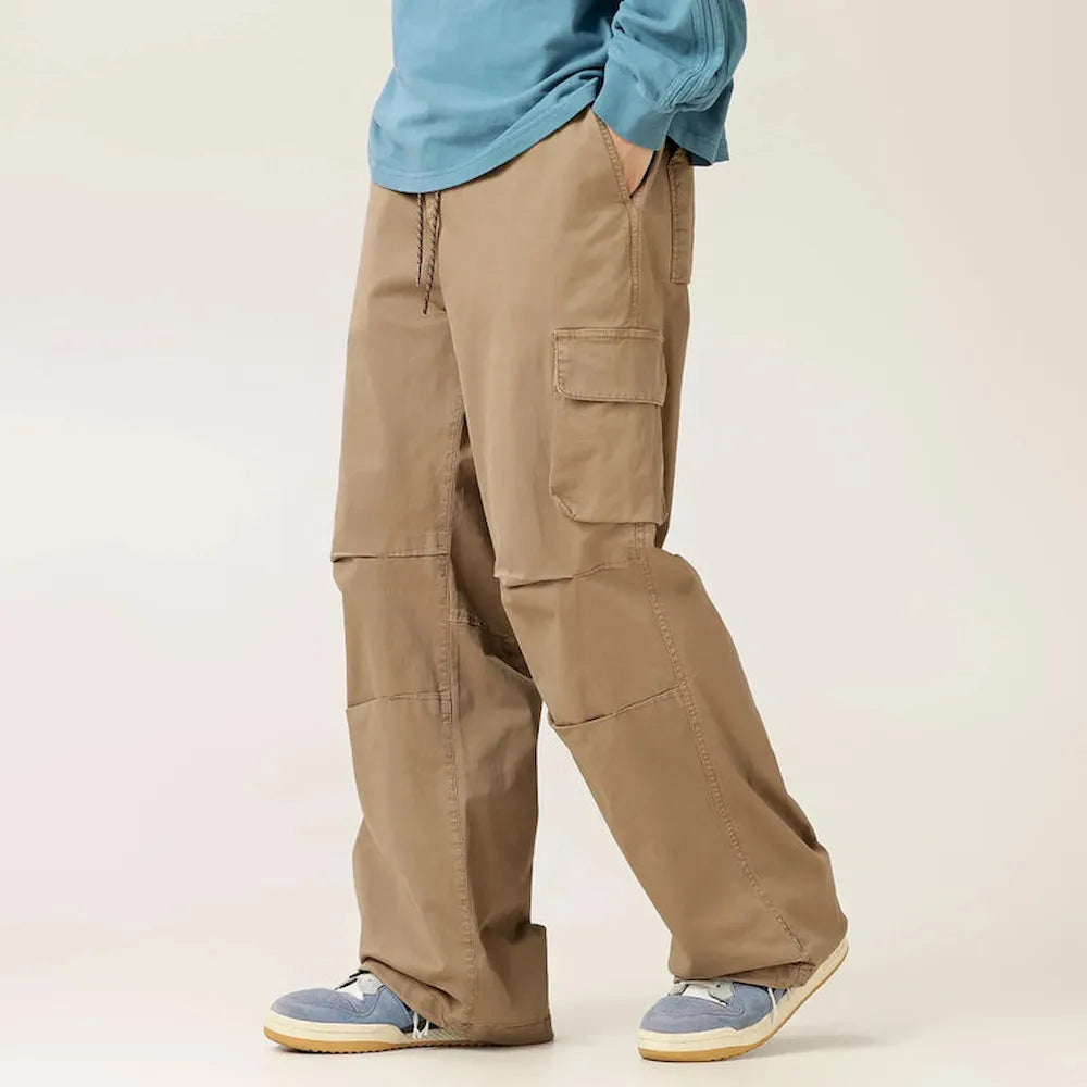 BLACKARMADA Unisex Baggy Cargo Pants | Stretch Twill Tactical Streetwear