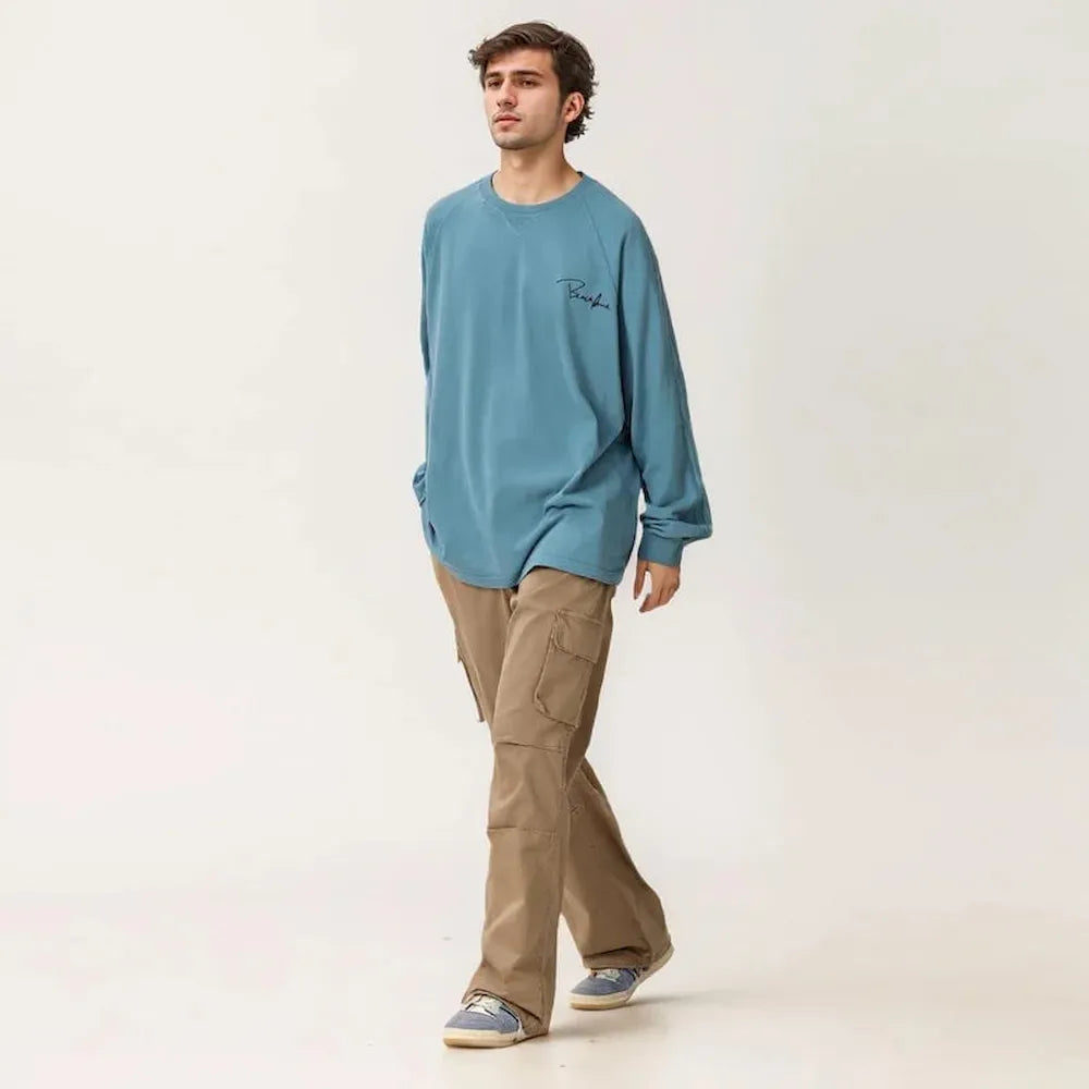 BLACKARMADA Unisex Baggy Cargo Pants | Stretch Twill Tactical Streetwear