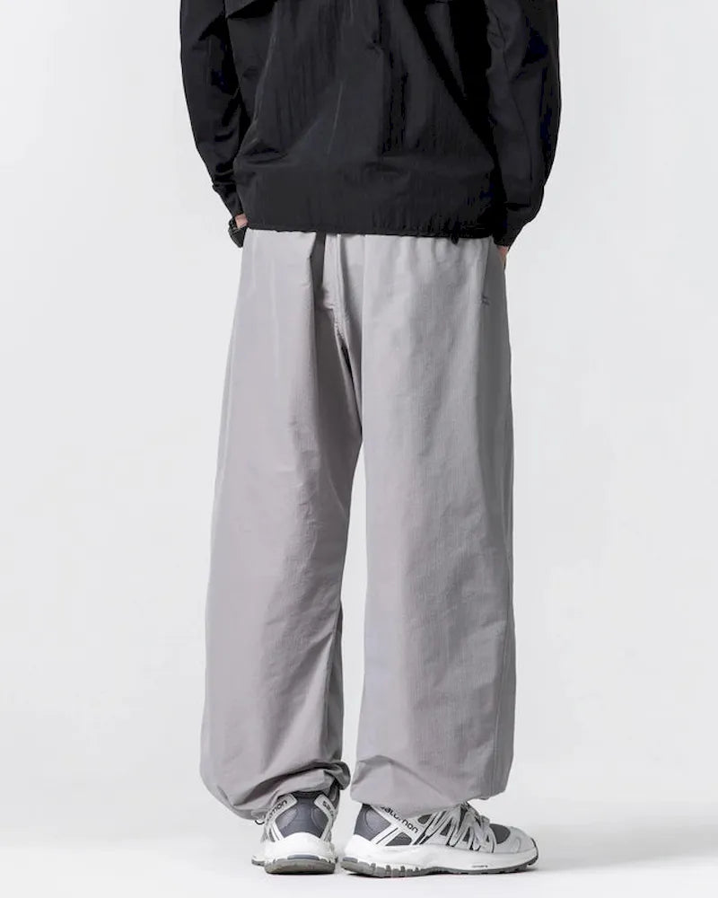 BLACKARMADA Unisex Lightweight Waterproof Baggy Hiking Pants,Parachute Work Pants,Wide Leg Summer Sweatpants,Fishing Trousers