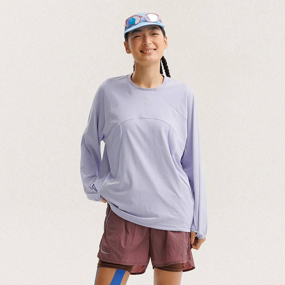 BLACKARMADA Unisex Quick Dry Long Sleeve Workout Shirt for Running, Cycling, Yoga