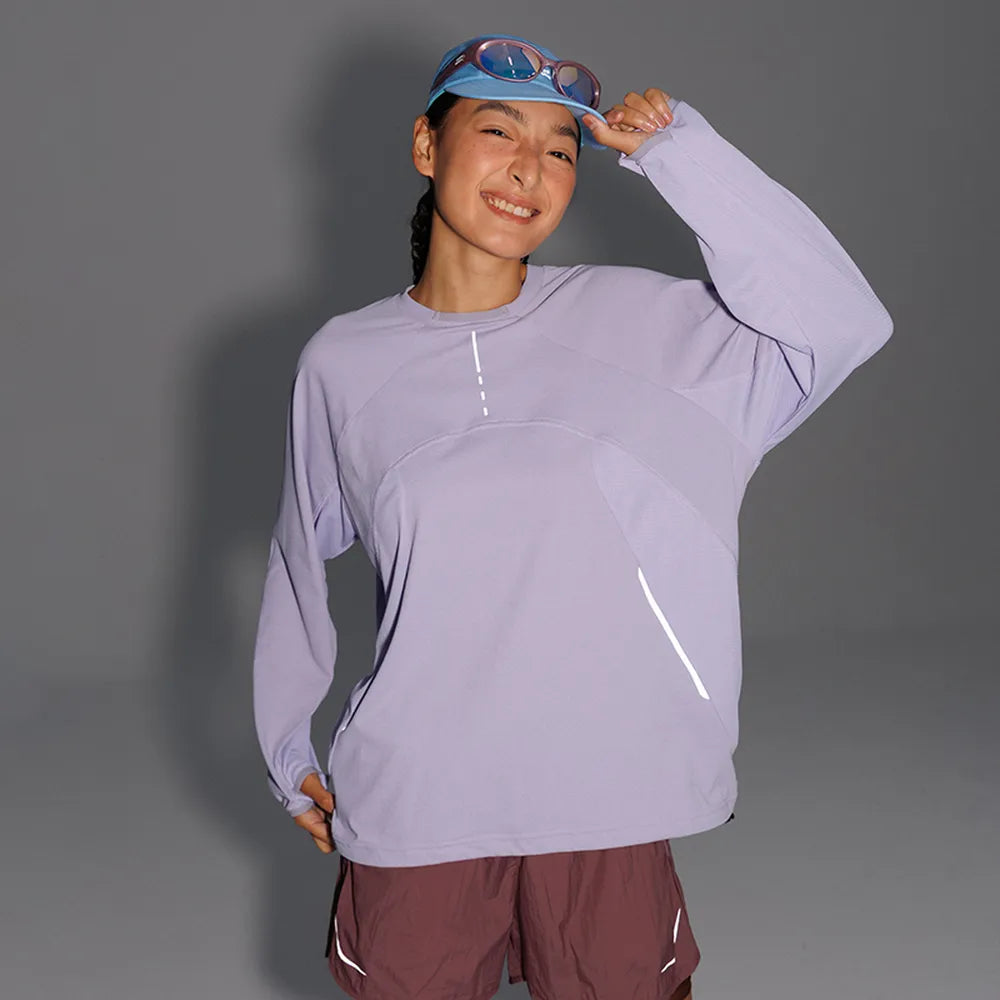 BLACKARMADA Unisex Quick Dry Long Sleeve Workout Shirt for Running, Cycling, Yoga