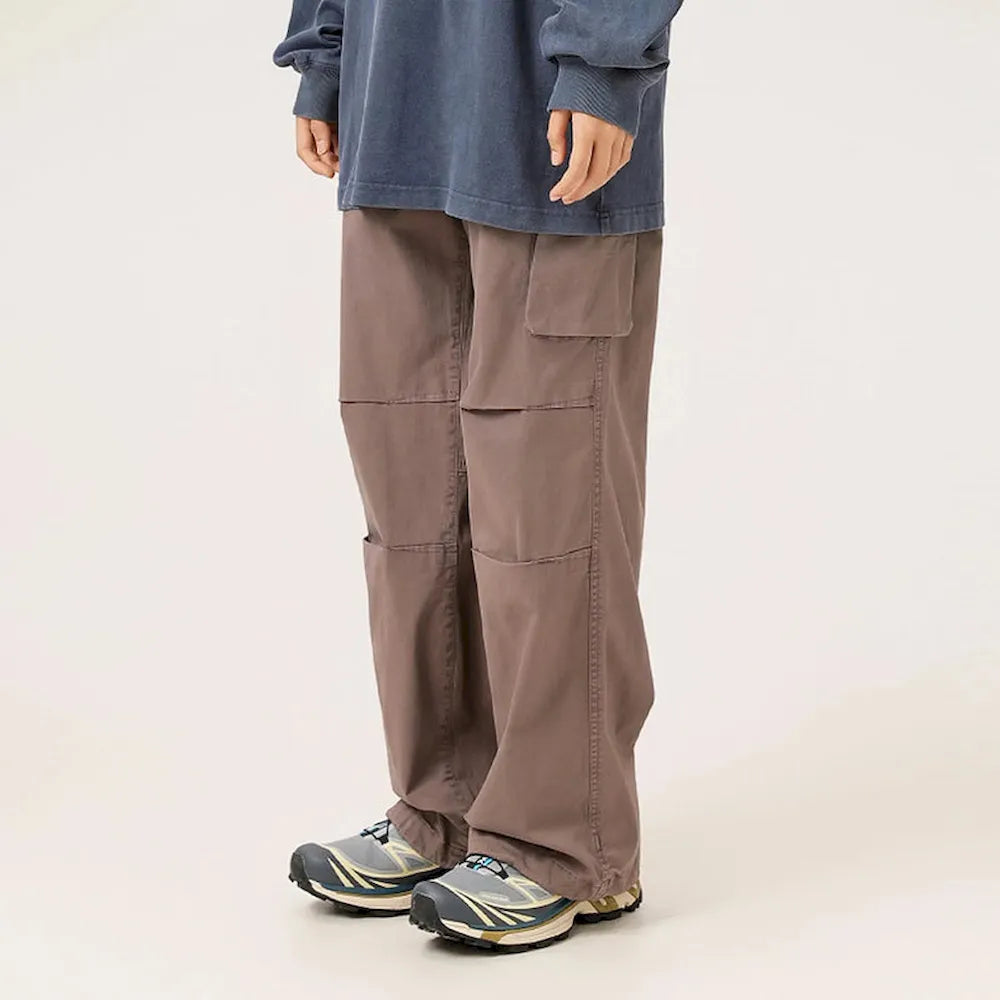 BLACKARMADA Unisex Baggy Cargo Pants | Stretch Twill Tactical Streetwear