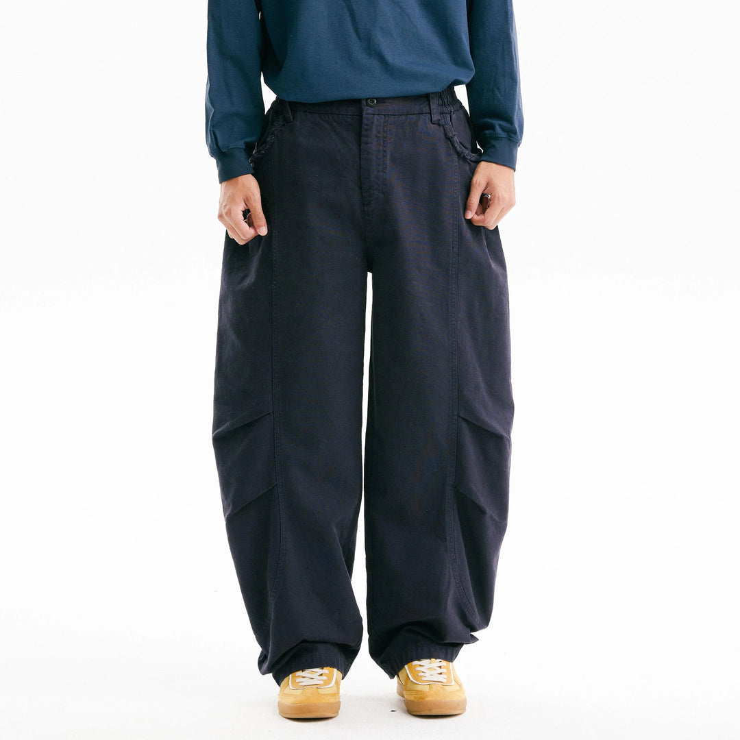BLACKARMADA Vintage Cargo Pants | Cotton Wide-Leg Workwear for Men & Women
